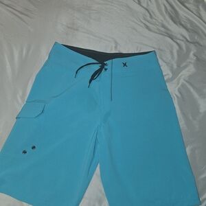 Hurley Phantom Men’s Board Shorts 30 – Quick Dry Stretch Surf Swim Blue